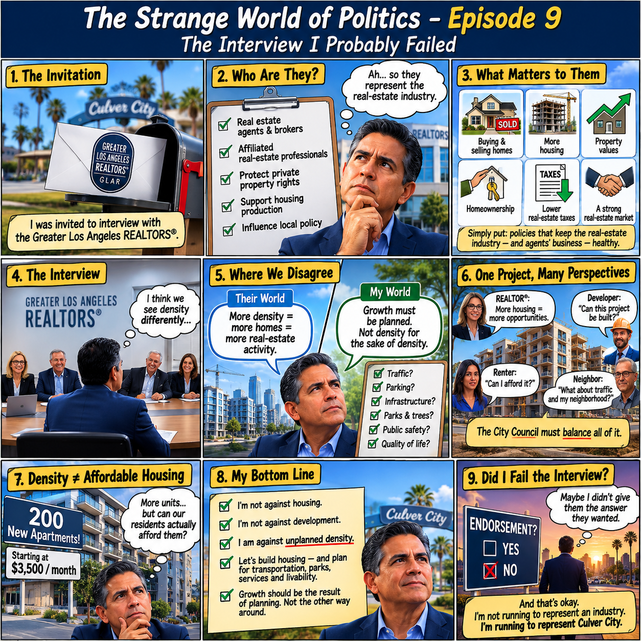 The Strange World of Politics Episode 9: The Interview I Probably Failed